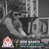 John Wander - Live at UR ART Festival - Sunday July 20 2014
