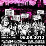 Live-Set @ FAIRplay-Anti GEMA Tariferhöhung 2013-Parade (06.09.2012)