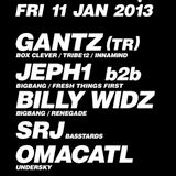 13DEC12 Jeph1 b2b Billy Widz w/ MC Sadacore