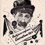 Oudejaarsconference van Dorus voor de medewerkers van Cinecentrum in Hilversum, december 1964.