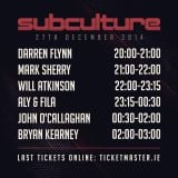 Bryan Kearney Live @ Subculture @ The Wright Venue, Dublin, Ireland 27-12-2014