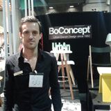 Stéphane représentant de la marque danoise de meuble design, Boconcept