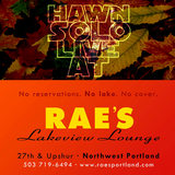 Live at Rae's Lakeview Lounge Sept. 27th 2014