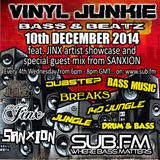 Vinyl Junkie - The Bass 'n' Beats Show - Sub.FM - 10/12/2014 - ft. Jinx Artist Showcase