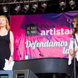 Cecilia Roth en el programa de Germán Paoloski sobre la Plaza de los Artistas