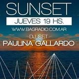 Paulina Gallaro / Dj set "Sunset" 08-04-2016 / BAG Radio Station