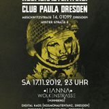 Hanna Wolkenstrasse @ Kosmonautentanz, Sa 17.11.12 - 01.00 - 03.30