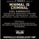 Salvatore Polizzi @ Minimal is Criminal Rheingold 02.03.2013