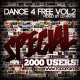 Dance4Free Vol.2 Special TodoPoky.es 2000 Users (Mixed by Dj Rayne)