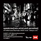 2013.06.01 speakraw DJmix