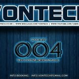 Podcast 004 mixed by Vontech ( Exclusive Tech House Session 2013 )