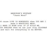 Jason Mraz MIXTAPE #1