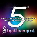 Dr.Adji and Randy Mihajlovic LIVE Dj Set @ Foam Fest 2013 (NO Sleep Junior Series Stage)