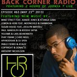 BACK CORNER RADIO: Episode #63 (May 23rd 2013)