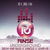 B3LLAB3AT - RinseUnderground Event Promo