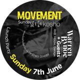 Kosho | Movement Sundayz - Mixed By DJ Warren Bynoe