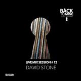 Back To Mine: Live Mix Sessions #12 DAVID STONE