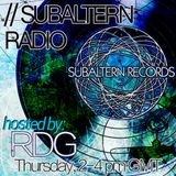 RDG - Subaltern Radio 30/04/2015 on SUB.FM