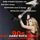 90s SOFT HARD ROCK GROUP (Guns N'Roses, Bon Jovi, Scorpions, Metallica)