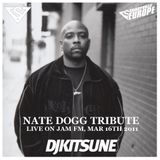 DJ Kitsune - Nate Dogg Tribute Mix (Live on Jam FM, 16th Mar 2011)