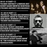 20160126 21-22h Physical Techno Recordings Exclusive Resident Radio Show w/Chris Mole & Marc Newman