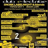 Norman @ Snork Enterprises Labelnight & Friends - Club e-lectribe Kassel - 19.03.2011 - Part 2