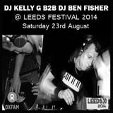 DJ Ben Fisher & DJ Kelly G b2b @ Leeds Festival - Oxjam Dance Tent - 23/8/14