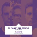 CJ Yaxley B2B Temple - FABRICLIVE Promo Mix (Mar 2015)