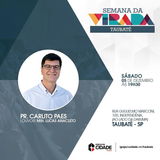Áudio ministração Pr Carlito Paes na Semana da Virada 2015 da Igreja da Cidade em Taubaté