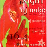 DJ-Duke US House Night im Cafe Moskau - Technografika - 16-4-1994