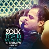 August 2015, Brazilian Zouk Top 10, Dj Zoukman