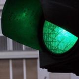 April prepares her green traffic light and the world thinks Go.