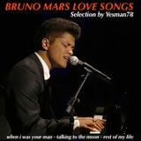 BRUNO MARS LOVE SONGS (when i was your man, talking to the moon, rest of my life)