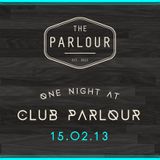 Live @ Parlour FFM (15/02/13)