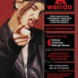S 15/03 1st ANNiVERSARY Weirdo Club BCN "where the action is" "