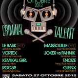 F. Noize live @ Criminal talent 2012 - 27 - 10 - 2012