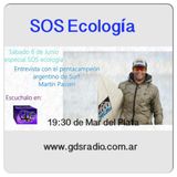 El Surfista Martín Passeri en GDS radio junto a Ana Mellone y Nancy Maulín.