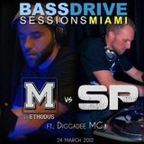Methodus & SP ft. Diggadee MC - Bassdrive Sessions Miami 2012 LIVE