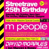 David Morales - 25 Years STREETrave, The Arches, Glasgow - 04-Oct-2014