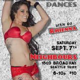 Dj rhienna | HOT FLASH live set @ neighbours (seattle) | september 2013