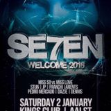 dj Stijn @ The Kings Club - Se7en 02-01-2016