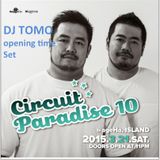 Shangri-La Circuit Paradise 10 @ageHa Island, DJ Tomo opening time live set