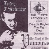 Yves De Ruyter (tape 1) at "Night Of The Vampires" @ Cherry Moon (Lokeren) - 3 September 1993