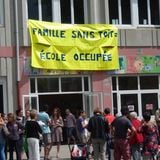 Famille sans toit, école occupée!