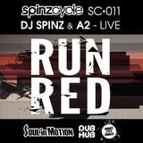 DJ Spinz & MC A2 live at Run Red - SpinzCycle ep011
