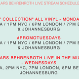 Lars Behrenroth LIVE BROADCAST schedule for this week !!!