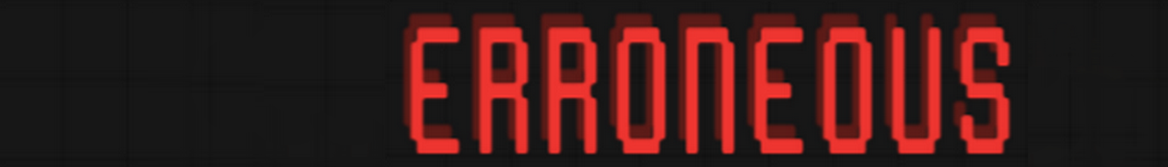 Mixcloud banner for @erroneous