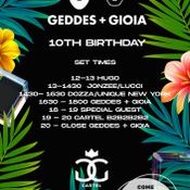 Dozza - Geddes & Gioia 10th Birthday promo mix 17 May 25