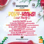 MEGAREMEMBER Presenta "POKY-XMAS Raid Party" · FRIKISDELREMEMBER con INDADB