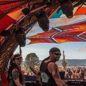 Aluxes & Goldilox (tag team set) at the Sun Stage, Oregon Eclipse 2017